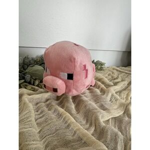 Minecraft Pink PIG 6" Plush Stuffed Animal Toy‎ Mojang Collectible Pellet